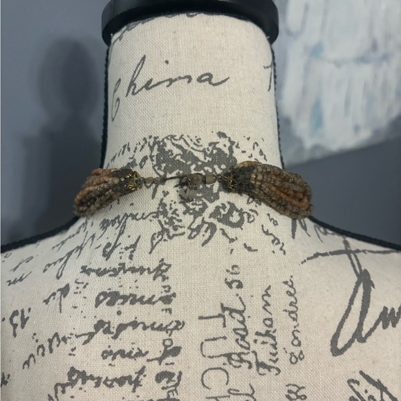 Earth tone necklace - Picture 2 of 2